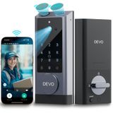 Vídeo Smart Lock Devo G1 Com Câmera E Campainha, Impressão Digital