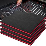 Caixa De Ferramentas Foam Onreva, Pacote Com 4, 40,5 X 30,5 X 2,5 Cm, Polietileno