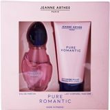 Perfume Feminino Jeanne Arthes Pure Romantic Edp Spray 100 Ml&amp;loção Corporal Perfumada 150