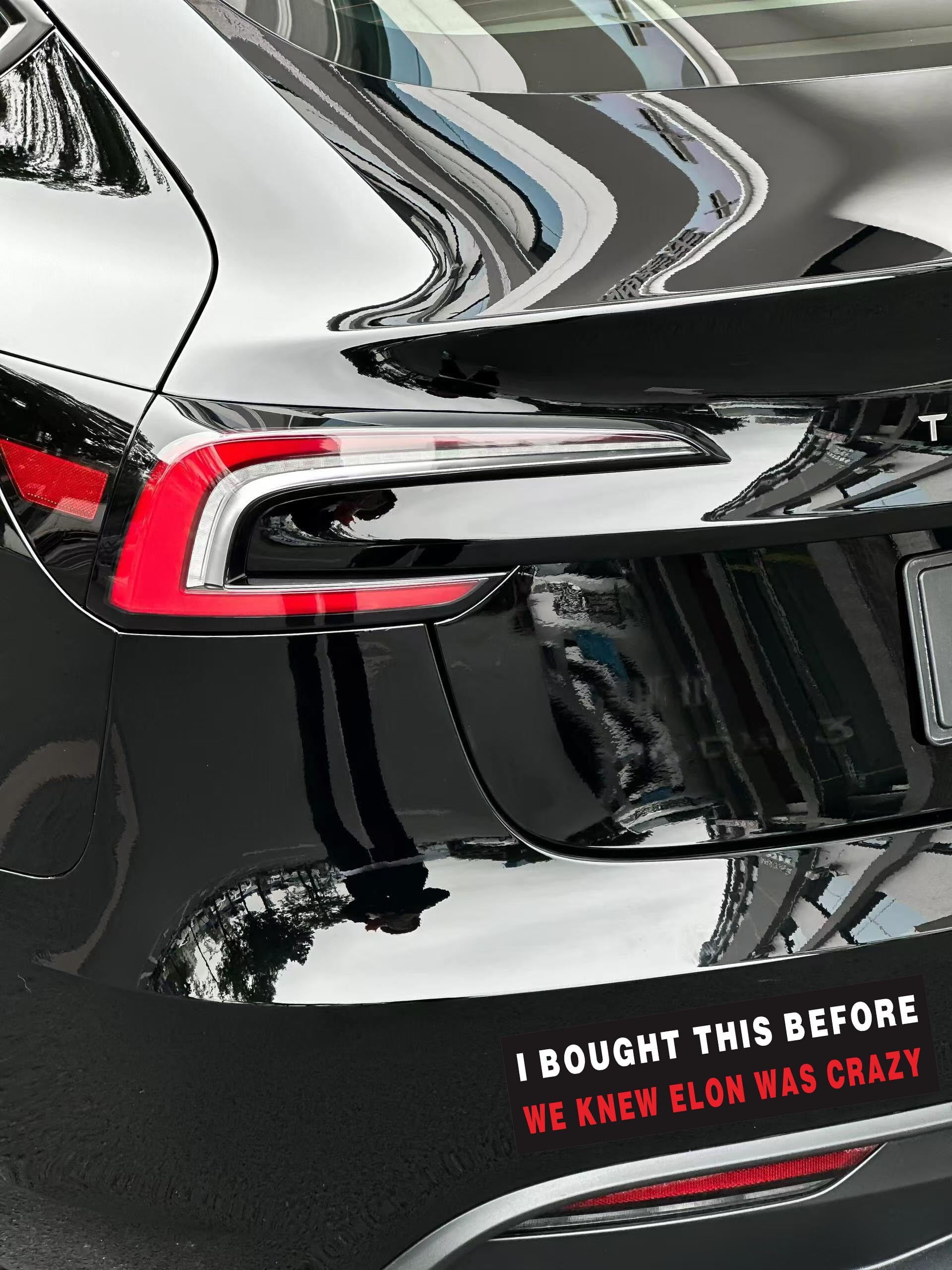 Bumper Magnet Anti Elon Para Carro - Vinil Reflexivo À Prova D'água