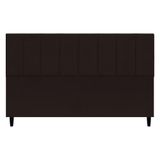 Cabeceira Para Cama Box King Size 195 Cm Classic Suede Marrom Suede