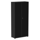 Armário Alto 2 Portas Pandin 90 Cm (largura) Inmetro Estrutura E Portas Aço Preto C- Chave