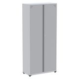 Armário Alto 2 Portas Pandin 90 Cm (largura) Inmetro Estrutura E Portas Aço Cinza C- Chave