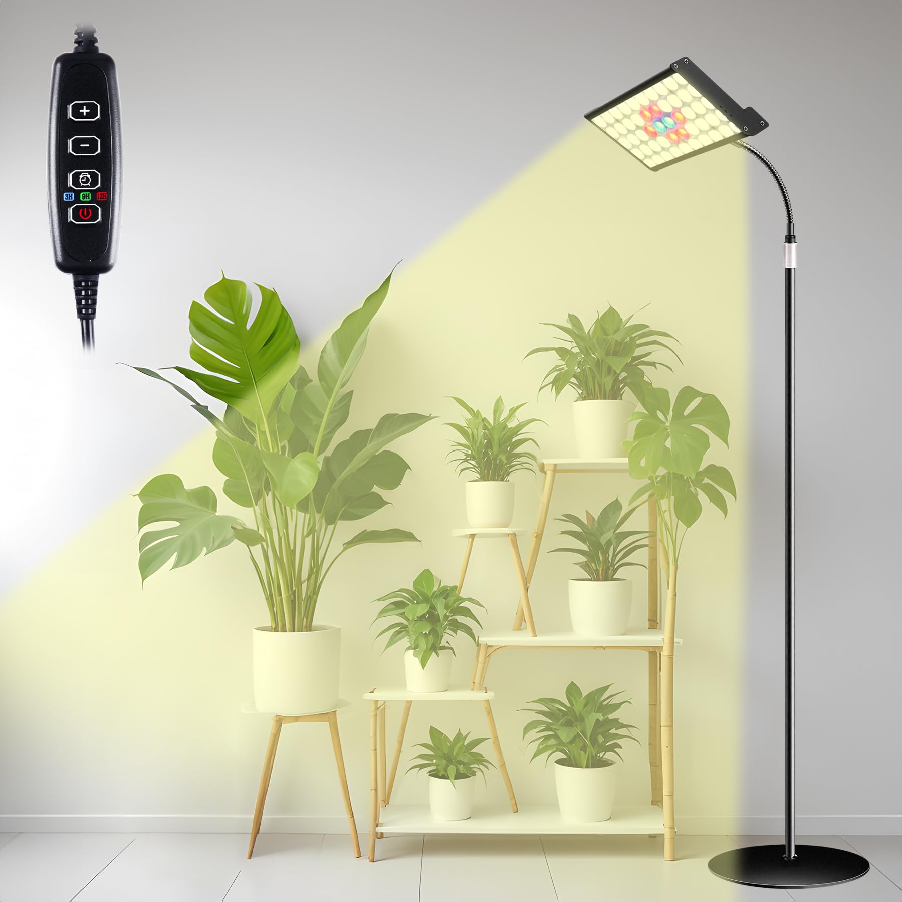 Grow Lights Ancientpwr Full Spectrum Led De 23-170 Cm Com Suporte