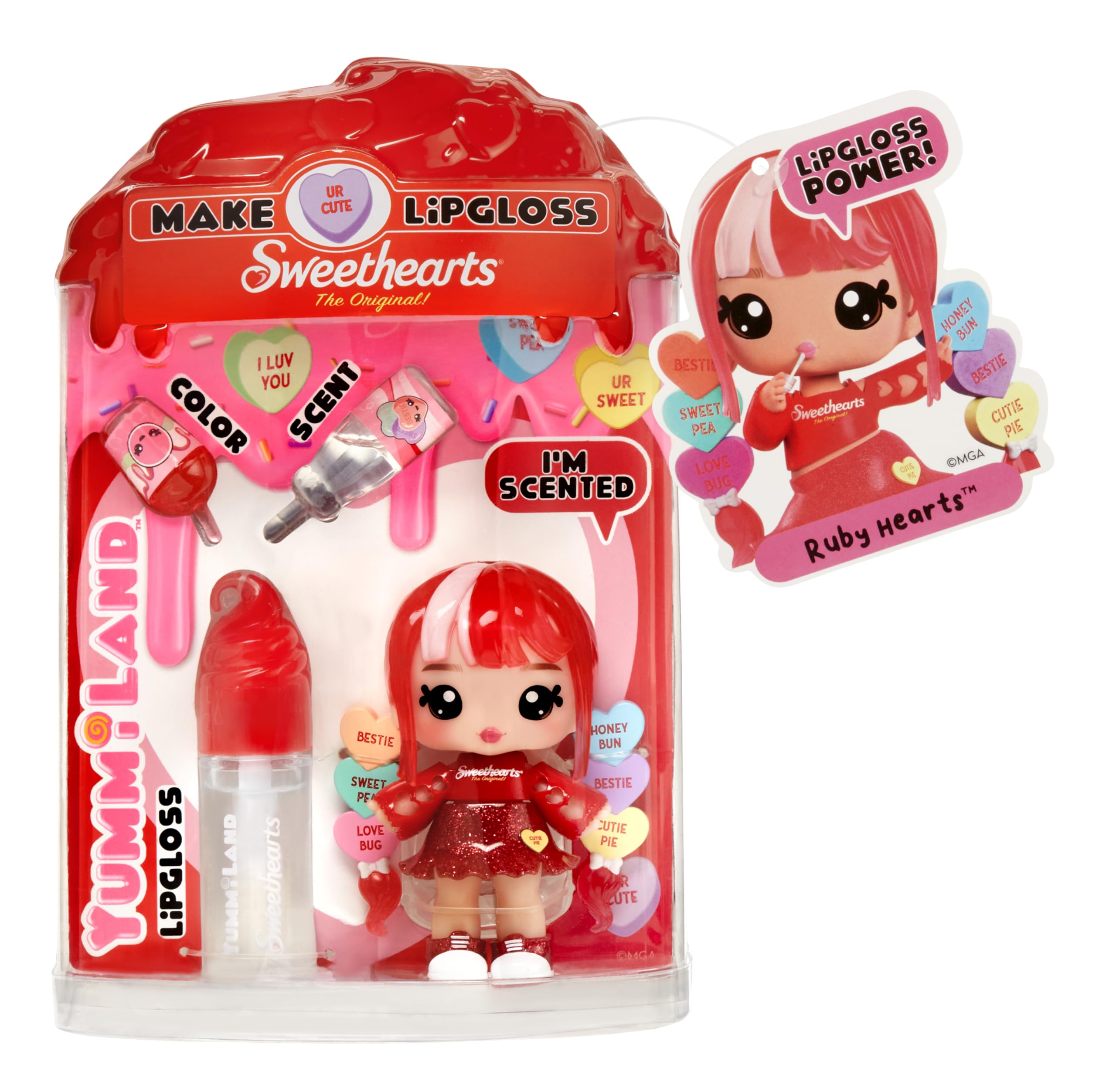 Brilho Labial Doll Yummiland X Sweethearts Ruby Hearts