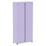 Armário Alto 2 Portas Pandin 90 Cm (largura) Inmetro Estrutura E Portas Aço Lilás C- Chave