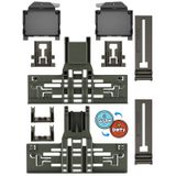Conjunto De Ajustador De Prateleira Superior De Máquina De Lavar Louça Para Yeechun