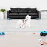 Brinquedo Interativo Para Gatos Pet Deluxe Com Controle Automático/remoto Azul Celeste