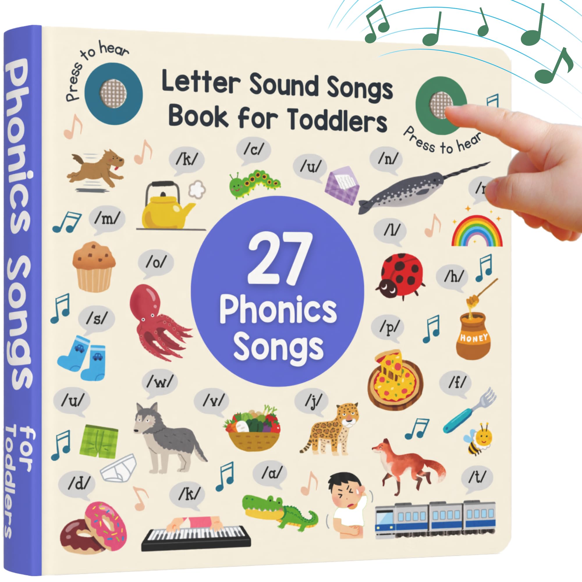 Phonics Songs Book Learning Bugs 26 Letter Sound Songs Com Mais De 2 Anos