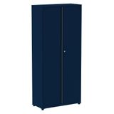 Armário Alto 2 Portas Pandin 80 Cm (largura) Inmetro Estrutura E Portas Aço Azul C- Chave
