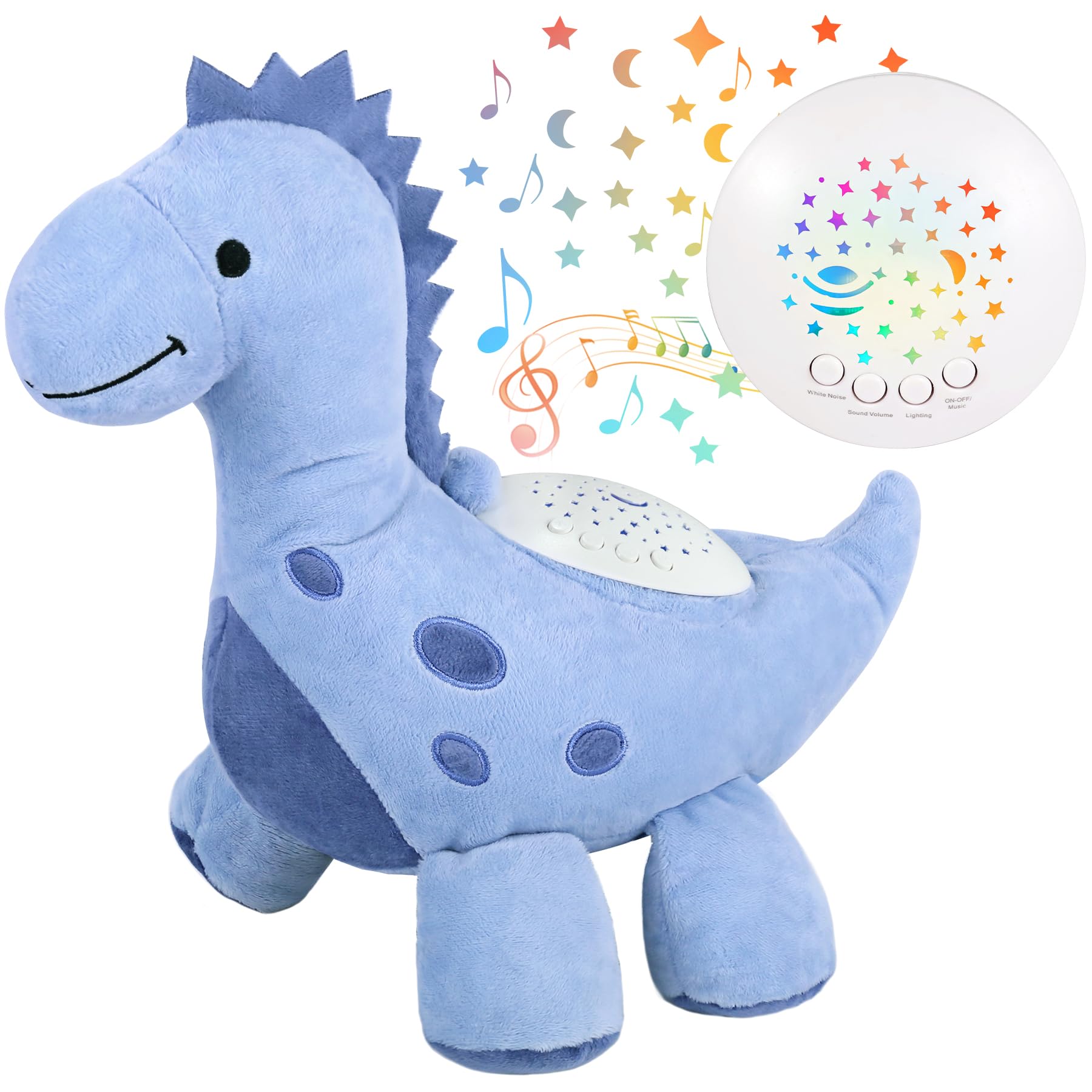 Baby Sleep Soother Dinosaur Night Light Projector Wiqins