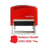 Selo Cosywave Donald Trump Lives Here Self Inking Com Recarga