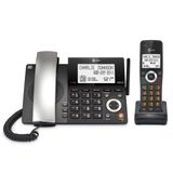 Telefone Residencial At&amp;t Dect 6.0 Com Fio/sem Fio Com Secretária Eletrônica