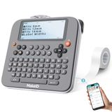Label Maker Makeid E1 Bluetooth Recarregável Com Lcd De 3,4"