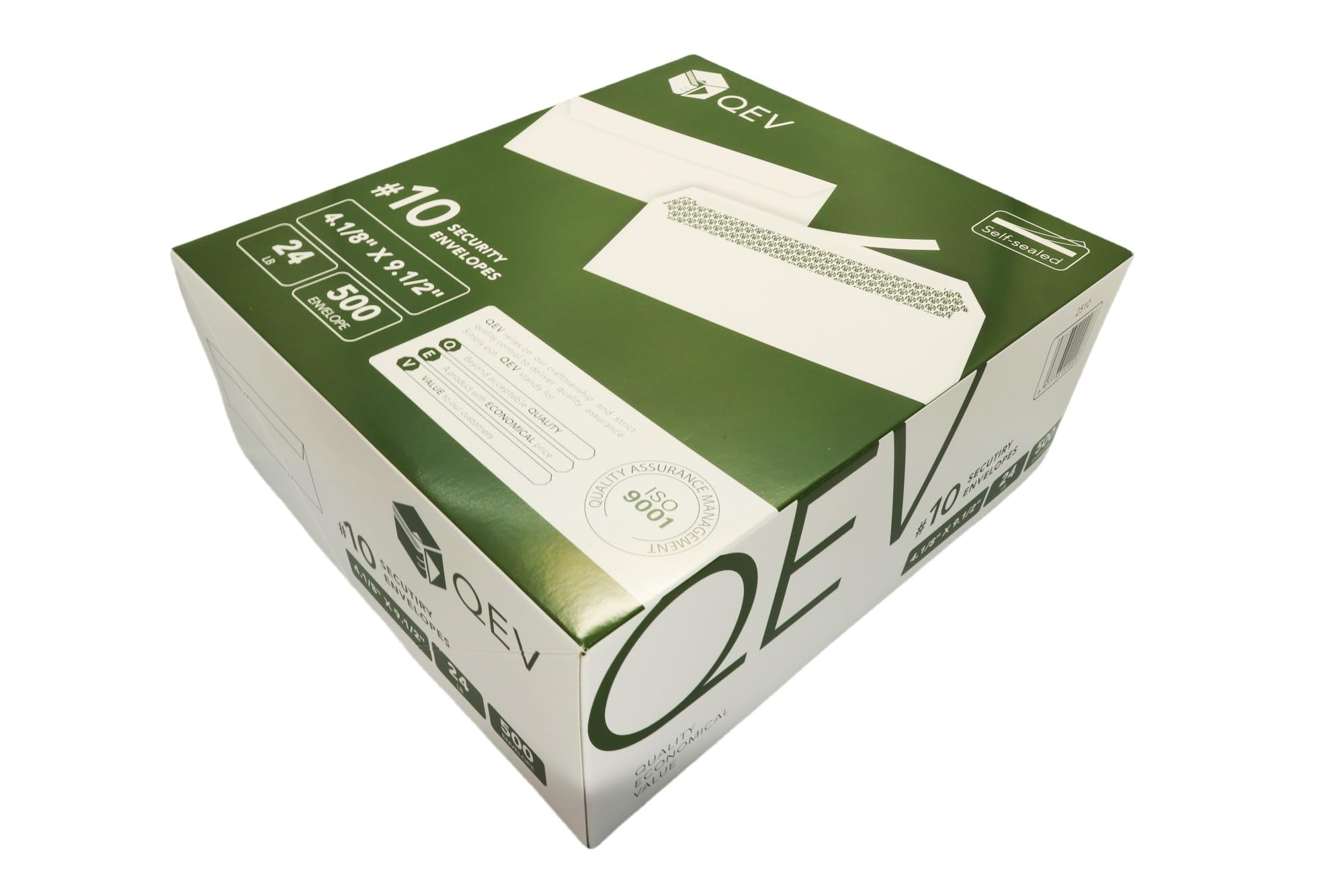 Envelopes De Segurança Qev #10 Self Seal 500 Unidades Brancos