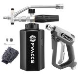 Pistola De Espuma Para Lavadora De Alta Pressão Pwaccs Com Conector Duplo 1.5l