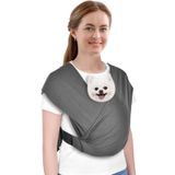 Dog Sling Carrier Cuby Cuby Swaddle Para Cães Pequenos De Até 5 Kg
