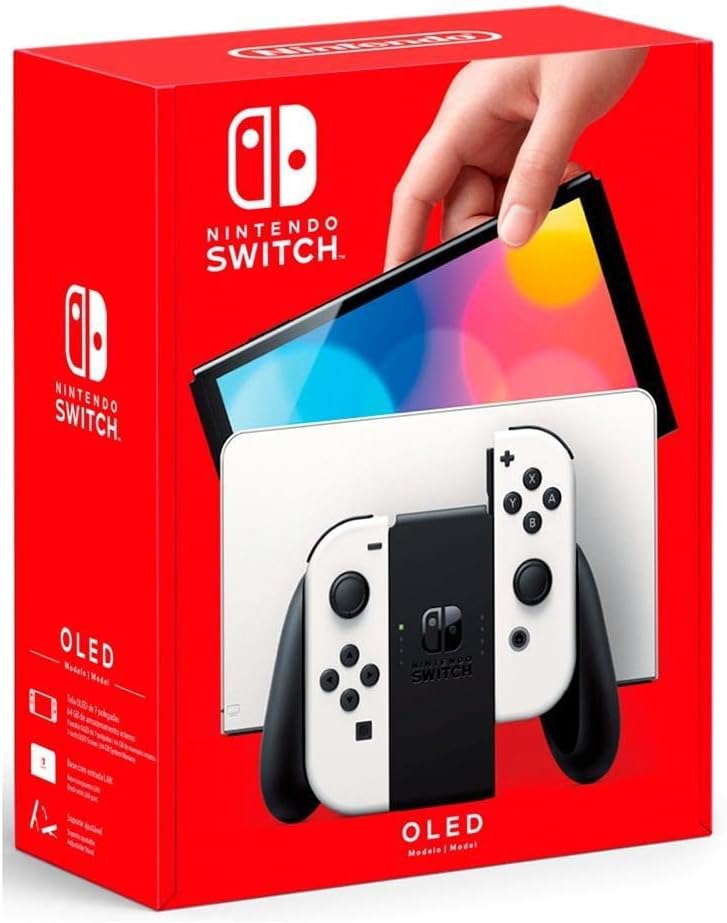 Imagem do produto Console Nintendo Switch Modelo OLED – Branco em Carrefour