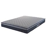 Colchão Casal Queen Espuma D33 Pillow Top Millenium 158x198x19cm Cinza/branco Hellen