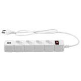 Filtro De Linhas Intelbras Epe 204 Bc 4 Tomadas 2 - 4824204 Branco Bivolt