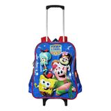 Mochila Bob Esponja Rodinhas Infantil Masculina Escolar G