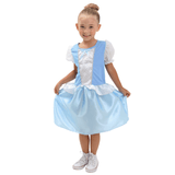 Fantasia Infantil Princesa Cristal Vestido Azul Encantado P