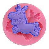 Molde Silicone Cavalo Cavalinho Animais Fondant Biscuit Bolo