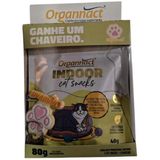 Suplemento Indoor Cat Snacks 2 Un + Chaveiro 40g - Organnact