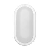 Kit 5 Arandela Tartaruga Led Taschibra Phare Slim 12w Ip65 3000k Bivolt Branco