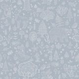 Papel De Parede Happy Infantil Azul 14806