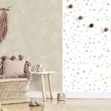 Papel De Parede Happy Infantil Branco 14827