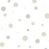 Papel De Parede Happy Infantil Branco 14822