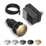 Kit De Interruptor De Ar Para Descarte De Lixo Anwoll Wireless Sink Top Button