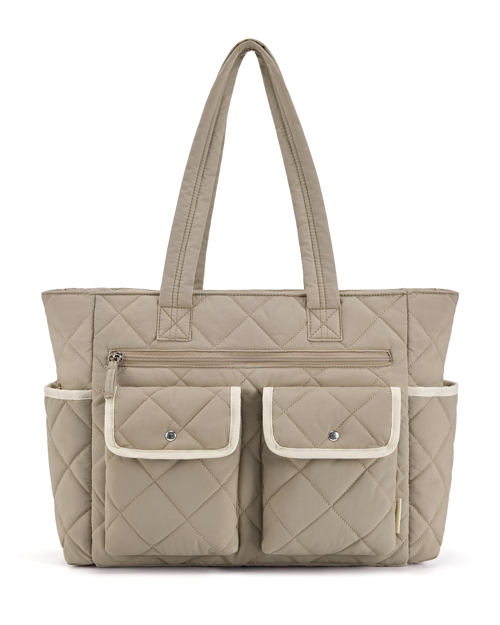 Sacola Bagsmart Para Mulheres, Viagem, Vários Bolsos, Marrom Acinzentado