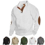 Suéter Masculino Veponoix Islandês Com Cotoveleiras Branco M