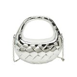 Bolsa De Mão Gsyps Acrílico C-silver Para Coquetel De Festa Feminino