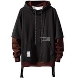 Moletom Moshtashio Masculino Colorblock Pulôver Casual