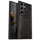 Capa De Telefone Carveit Wood Para Samsung Galaxy S25 Ultra