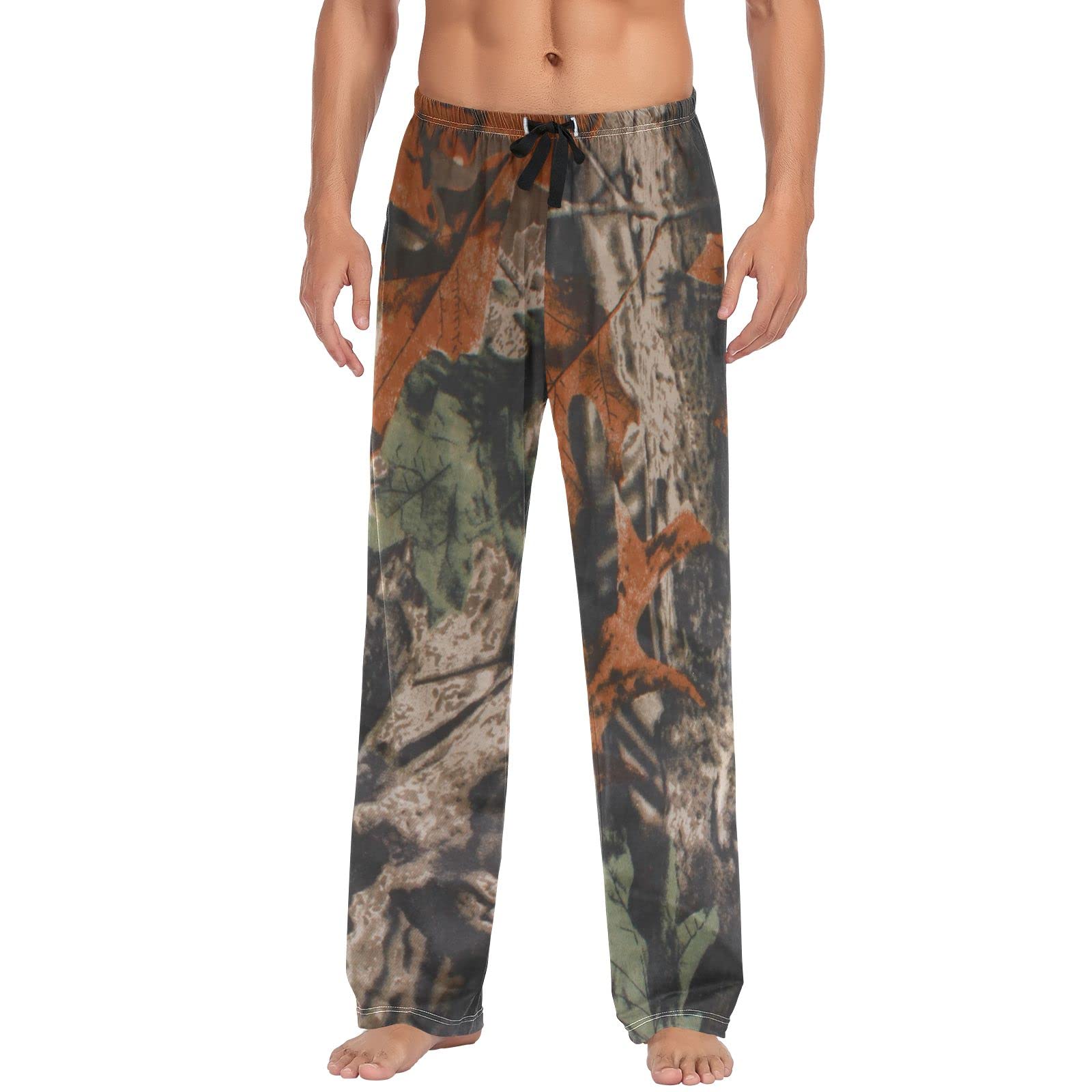 Calça De Pijama Ollabaky Camo Vintage Para Homens Tamanho L