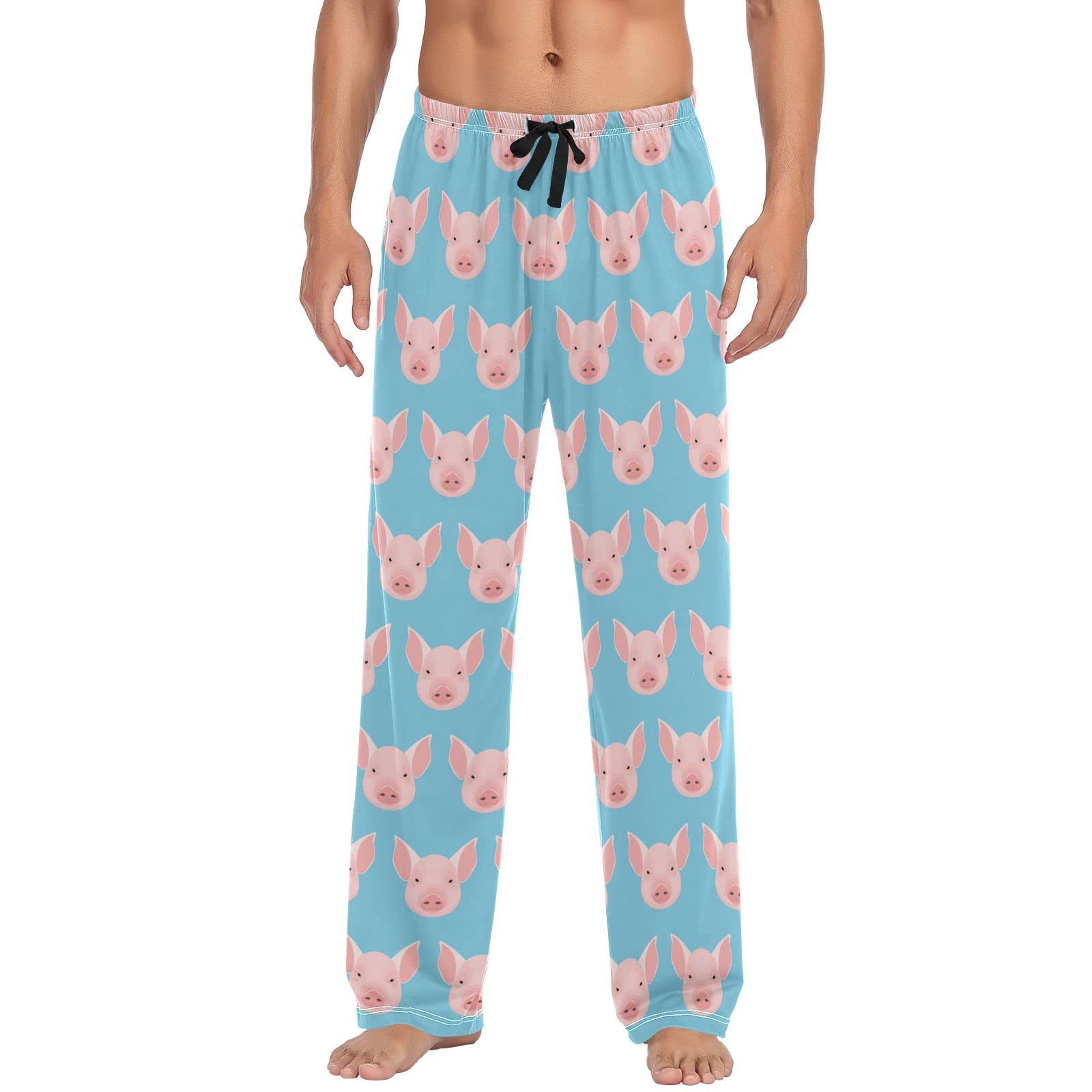 Calça De Pijama Ollabaky Cartoon Pig Para Homens Sleep Lounge Xl
