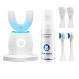 Escova De Dentes Elétrica Ultrassônica Em Forma De U Mirovalix Para Adultos