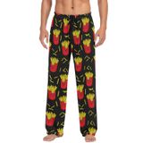 Calça De Pijama Ollabaky Com Batatas Fritas Coloridas Para Homens Tamanho L
