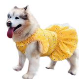 Vestido Dog Princess Uosia Floral Summer Para Cães Grandes (5xl)