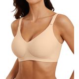 Sutiãs Poseshe Soft Sleep Wirefree, Cobertura Total, Nua