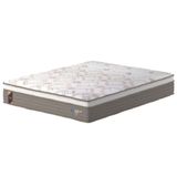 Colchão Casal King Molas Ensacadas Guarda Costas Alameda 193x203x30cm Marrom/branco Probel