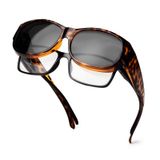 Óculos De Sol Face Shadow Polarized Fit Over Glasses Femininos