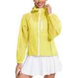 Jaqueta Uv Avodgue Sun Protection Para Mulheres Upf 50+ Yellow S