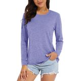 Sun Shirts Magcomsen Femininas De Manga Comprida Upf 50+ Roxo Claro