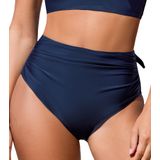 Roupa De Banho Com Calça De Biquíni Cupshe, Cintura Alta, Cobertura Total