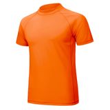 Sun Shirts Magcomsen Masculinas Com Proteção Uv Upf 50+ Laranja